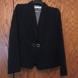 Dark blue suit coat